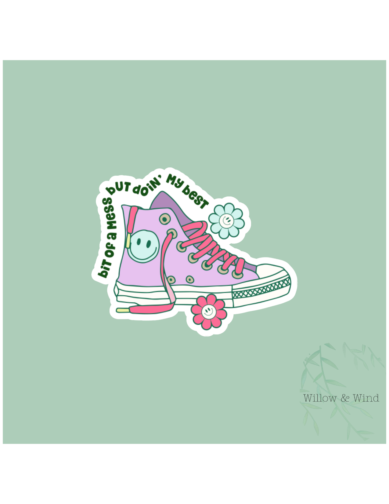 Bit Of A Mess Sticker
