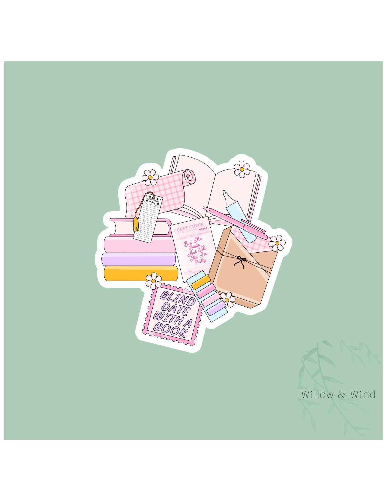 Blind Date - Bookish Sticker