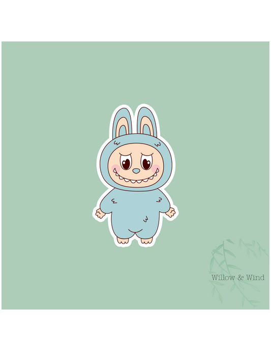 Blue Monster Sticker