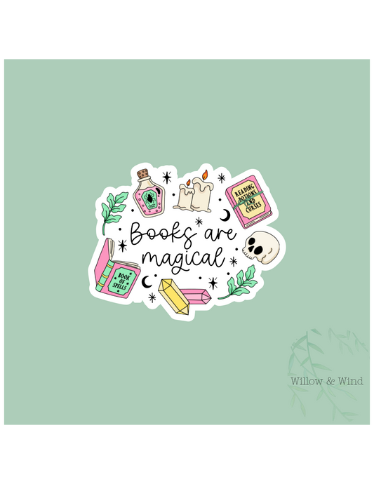 Books Are Magic - Bookish Sticker