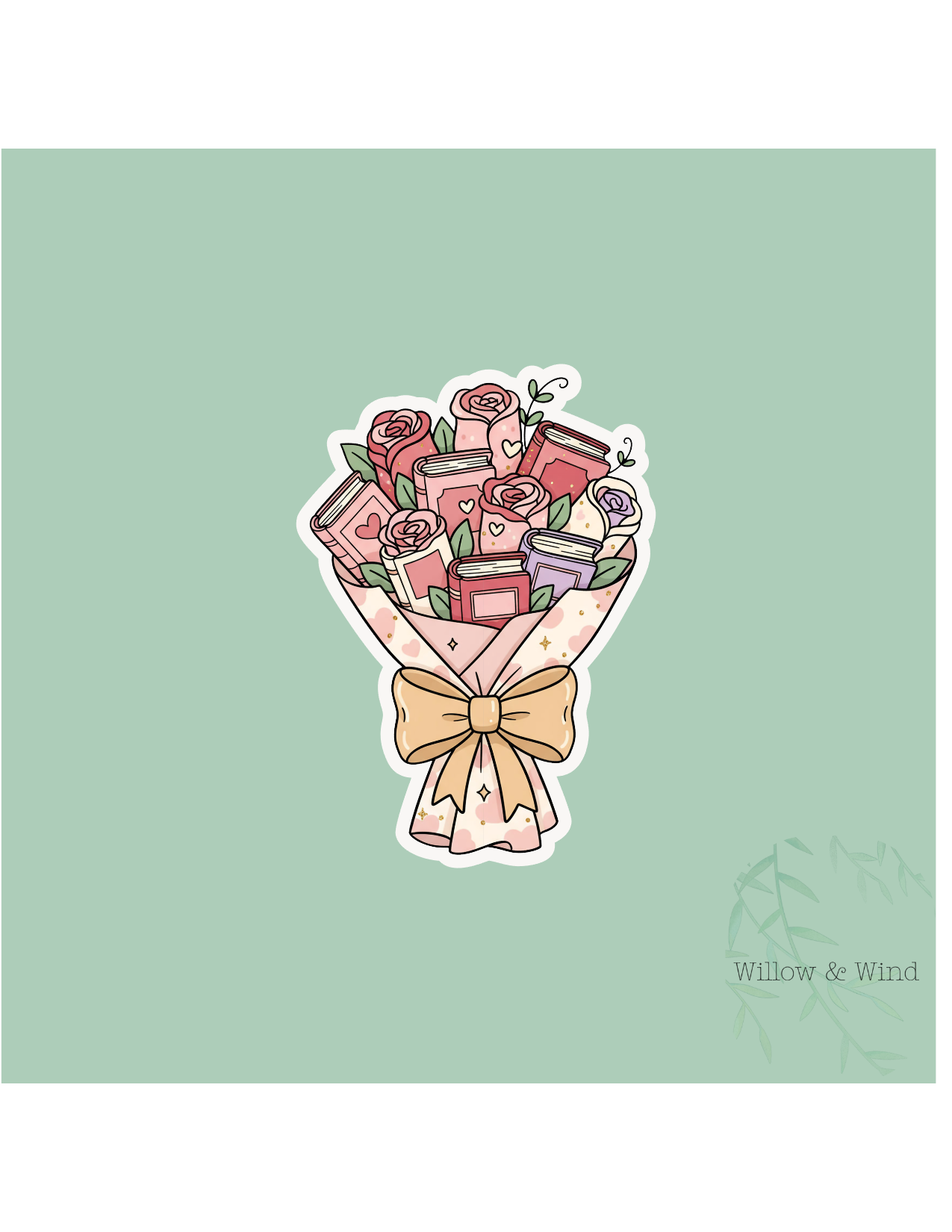 Book Bouquet - Bookish Sticker