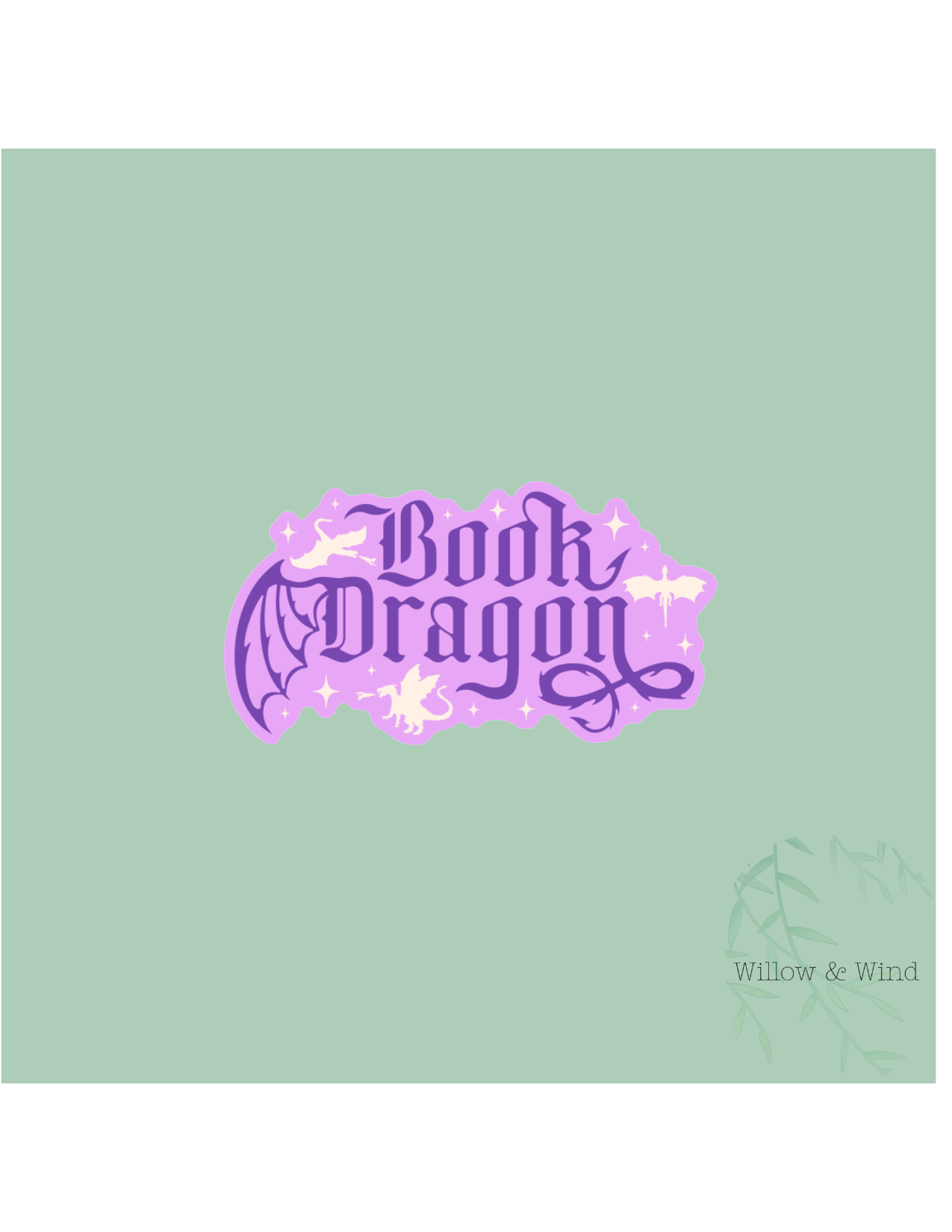 Book Dragon - Bookish Sticker