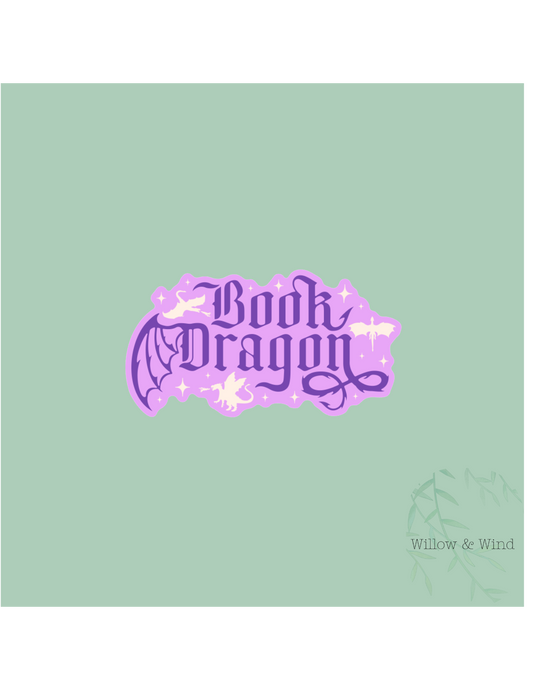 Book Dragon - Bookish Sticker
