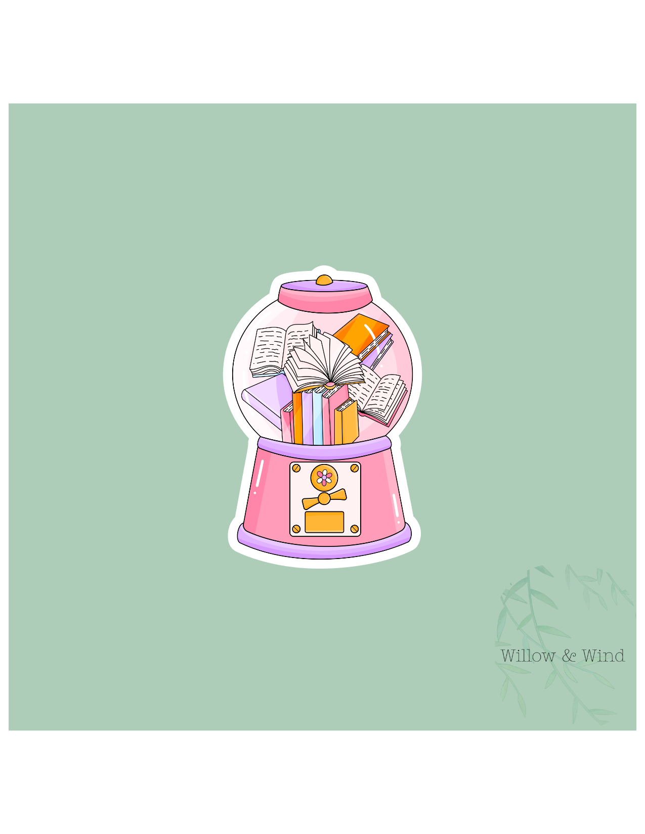 Bookish Gumballs - Bookish Sticker