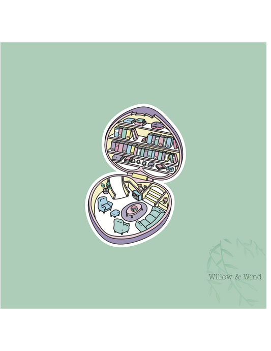 Bookish Pocket Toy - Bookish Sticker