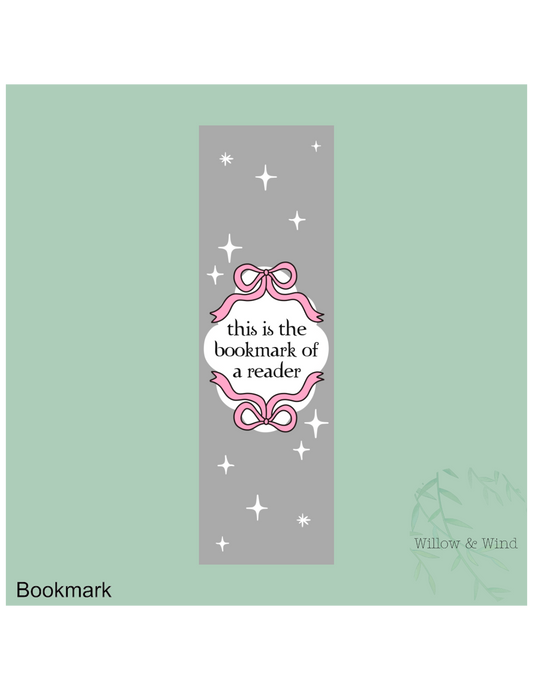 Bookmark Of A Reader Twilight Bookmark