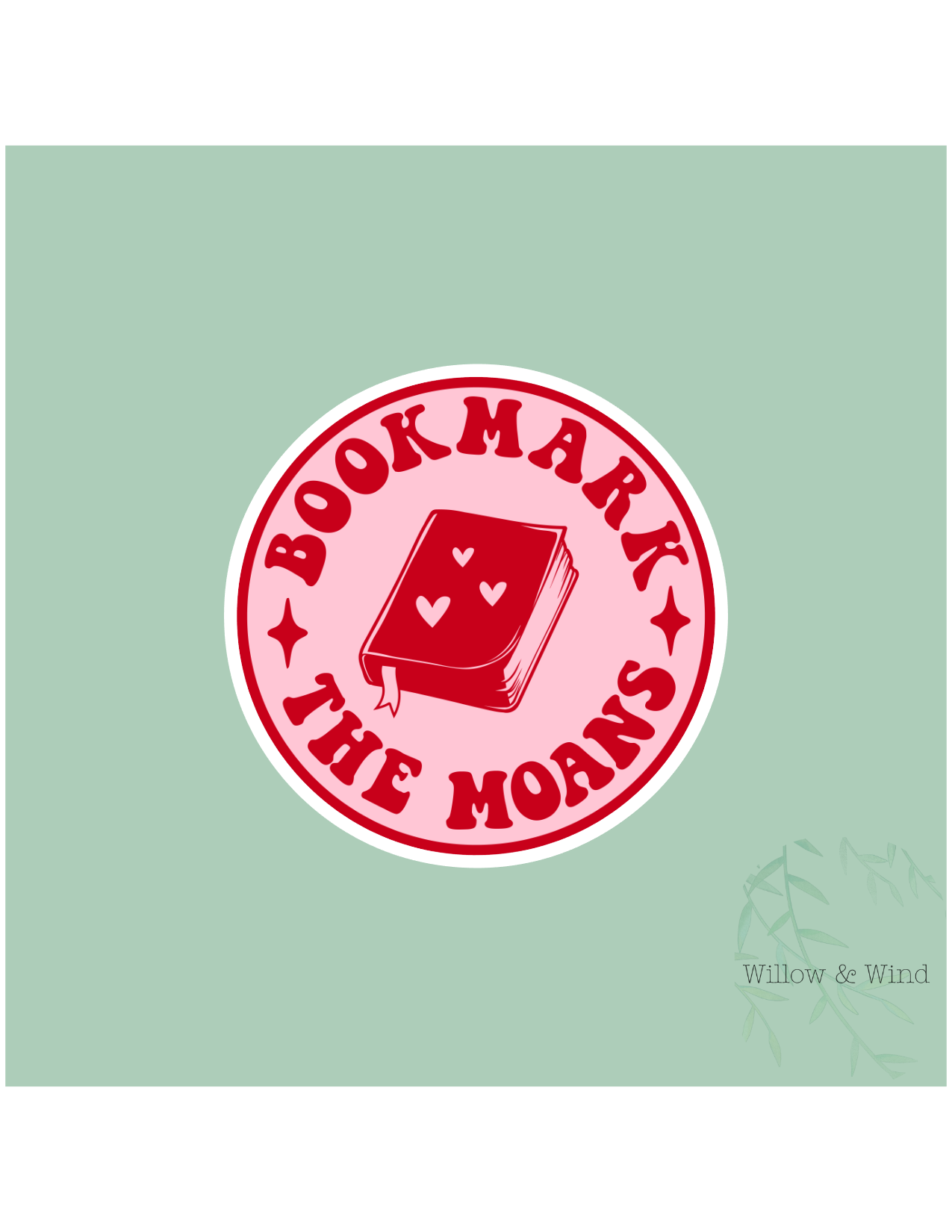 Bookmark The Moans - Bookish Sticker