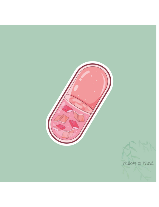 Book Pill - Bookish Sticker