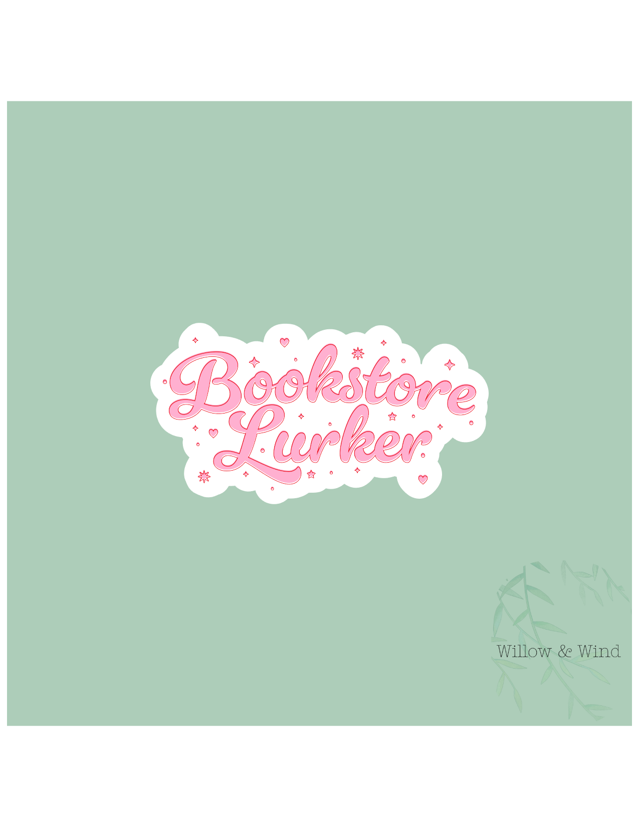 Bookstore Lurker - Bookish Sticker