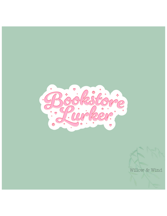 Bookstore Lurker - Bookish Sticker