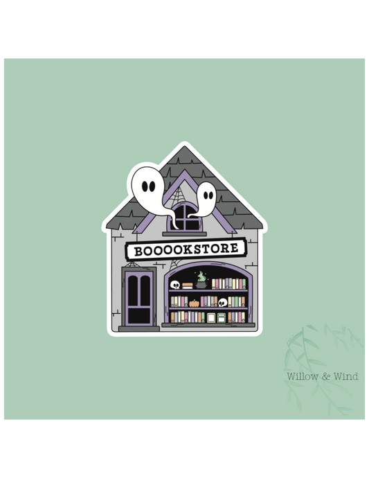 Spooky Bookstore - Bookish Sticker