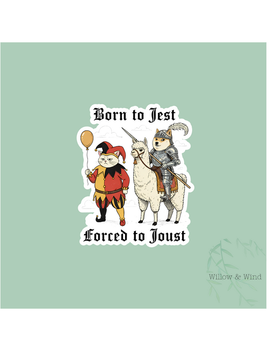 Born To Jest Sticker