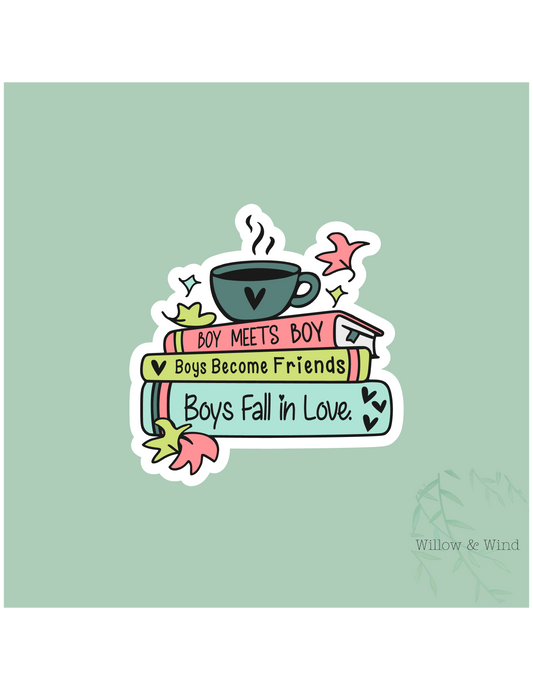 Boy meets Boy - LGBTQ Sticker