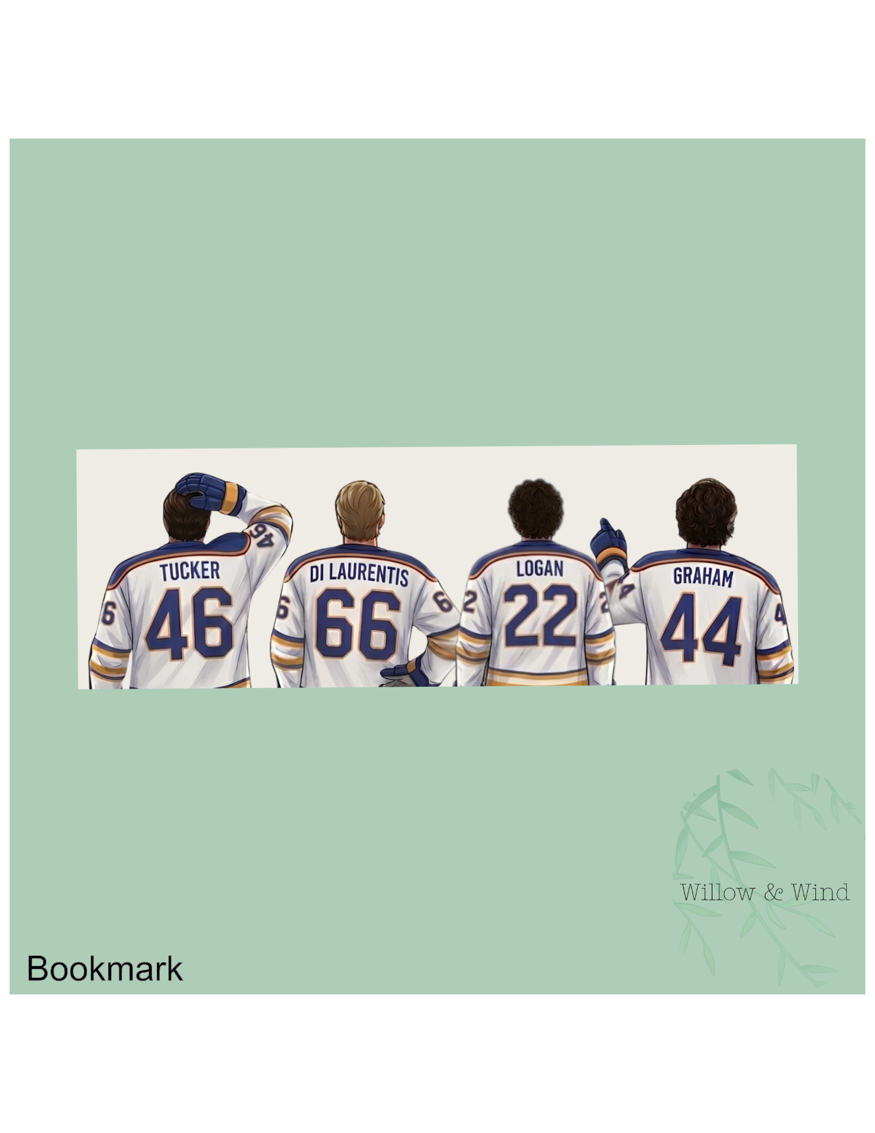 Back Of Boys Off Campus Bookmark