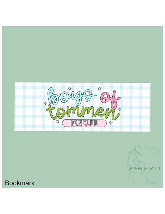 Boys of Tommen Bookmark