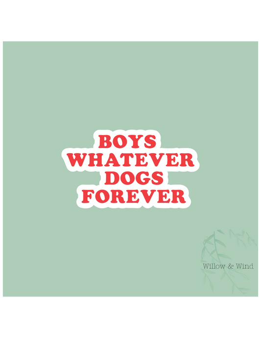 Boys Whatever Animal Sticker