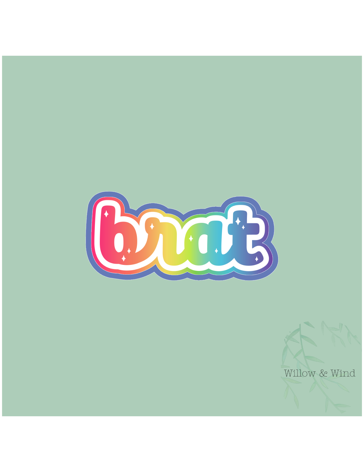 Brat Sticker