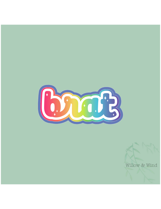Brat Sticker
