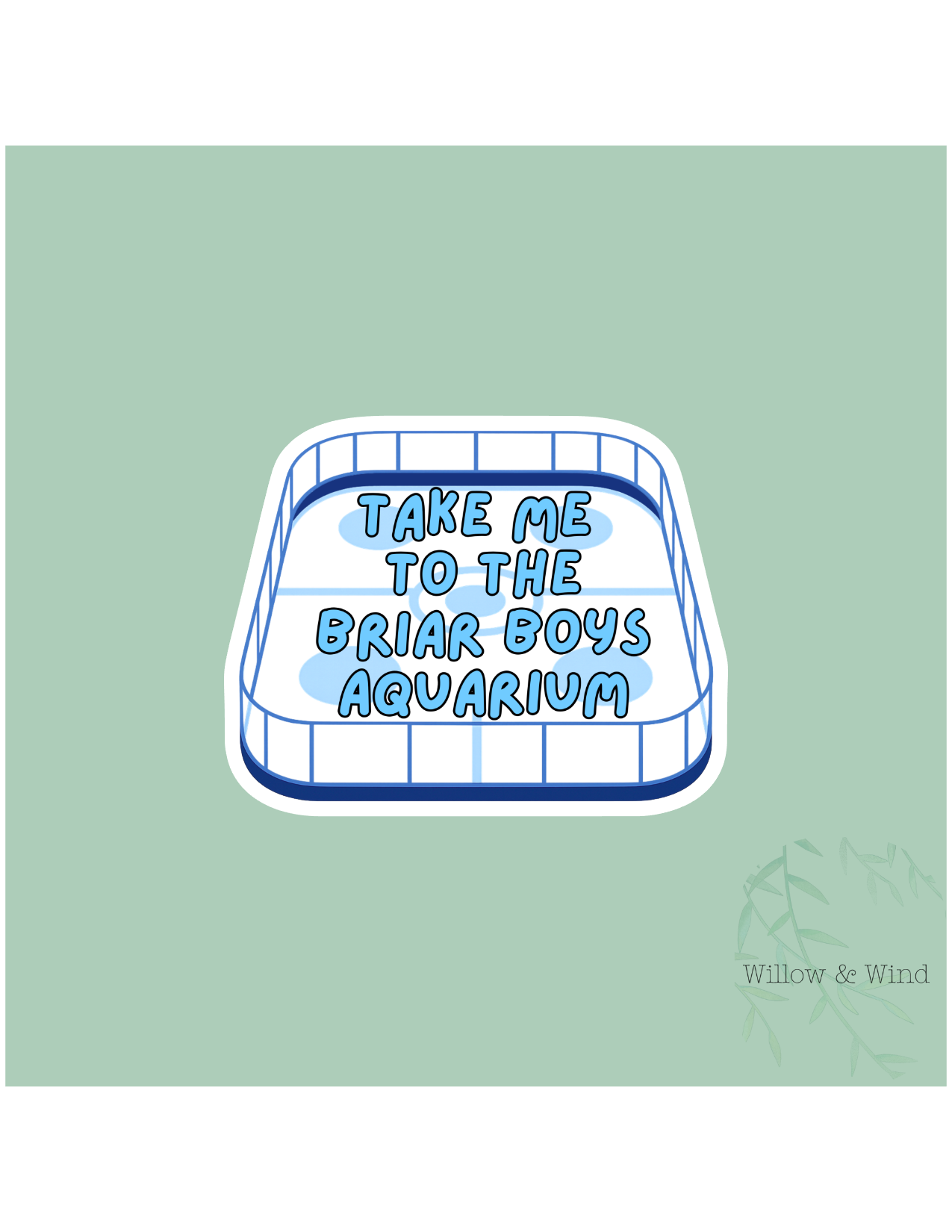 Briar Boys Aquarium - Off Campus Sticker