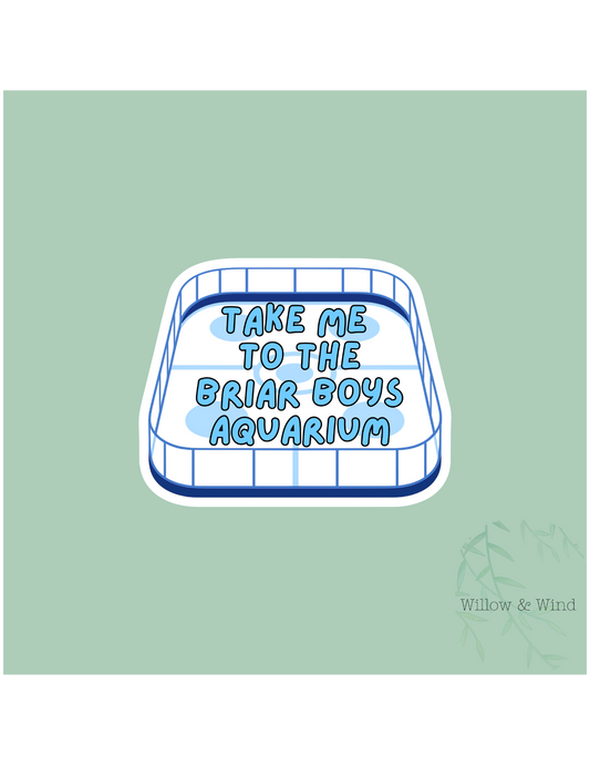 Briar Boys Aquarium - Off Campus Sticker