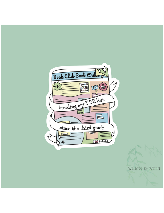 Building my TBR - Bookish Sticker