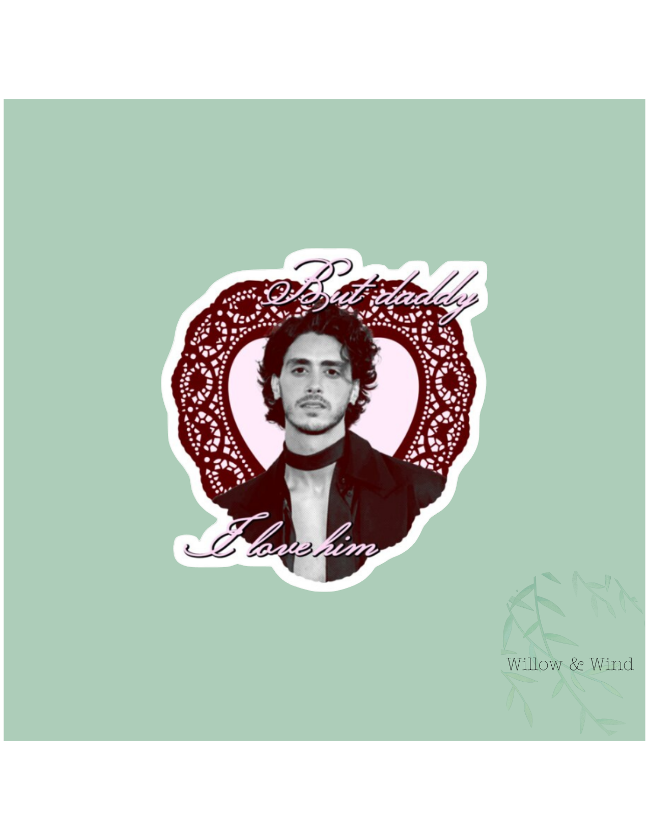 But Daddy John Logan - Off Campus Sticker