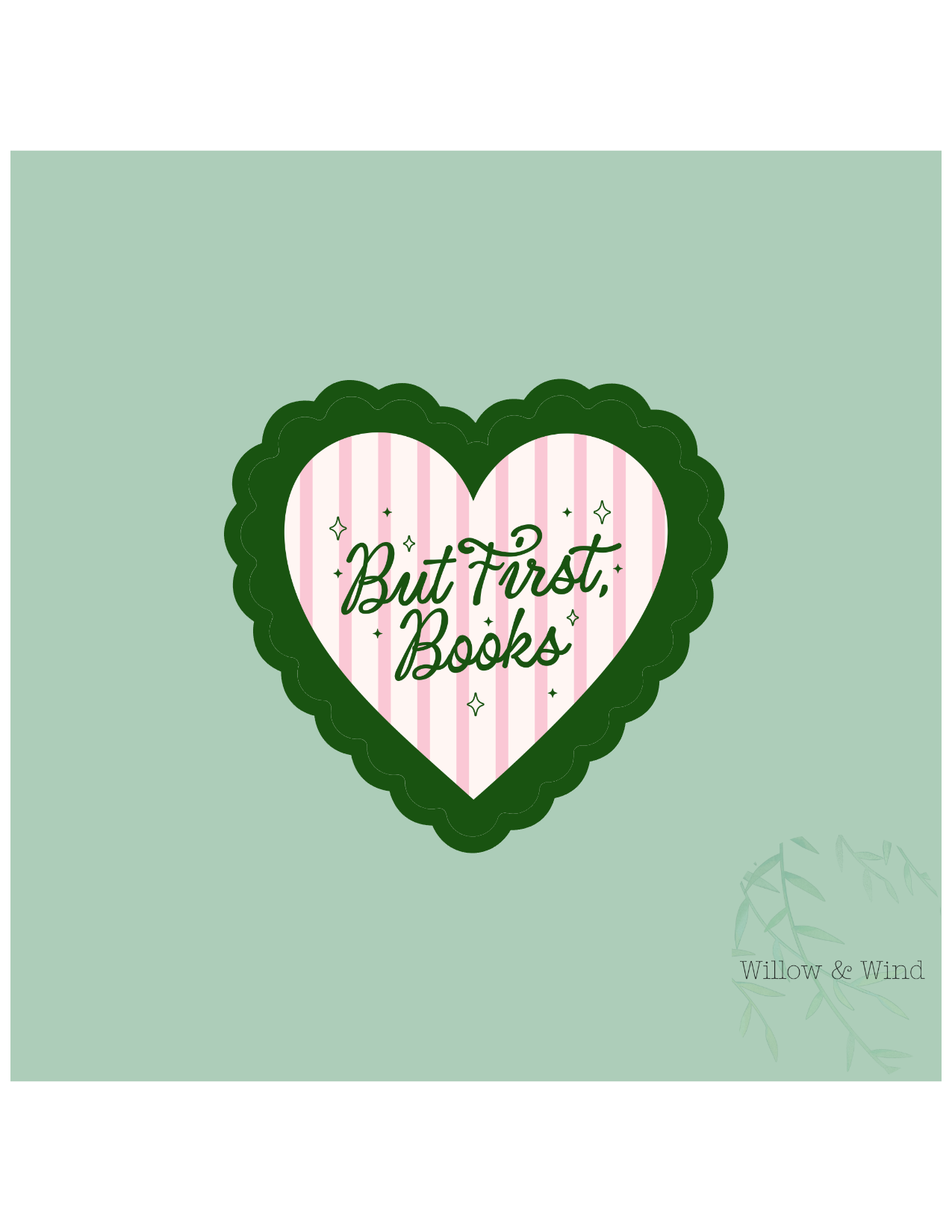 But First, Books - Bookish Sticker
