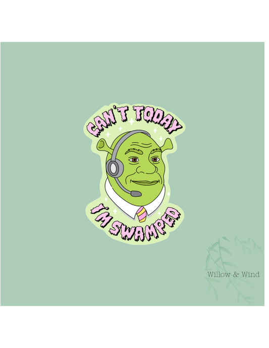 I'm Swamped Sticker