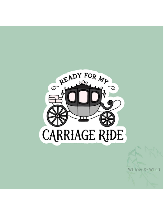Carriage Ride - Bookish Sticker