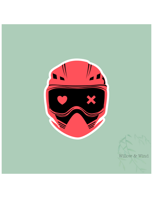 Caught Up Mask - Bookish Sticker