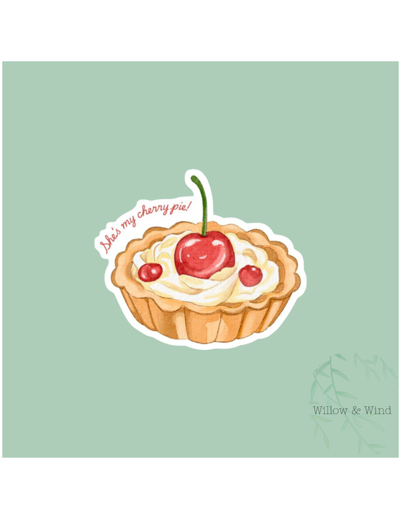 Cherry Pie - Off Campus Sticker