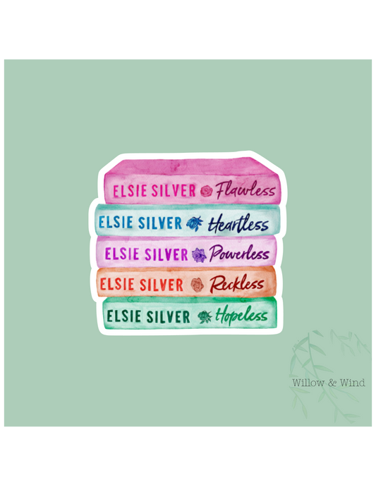 Chestnut Springs Book Stack - Bookish Sticker