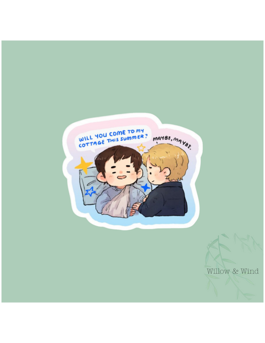 Chibi Cottage - Heated Rivalry Sticker