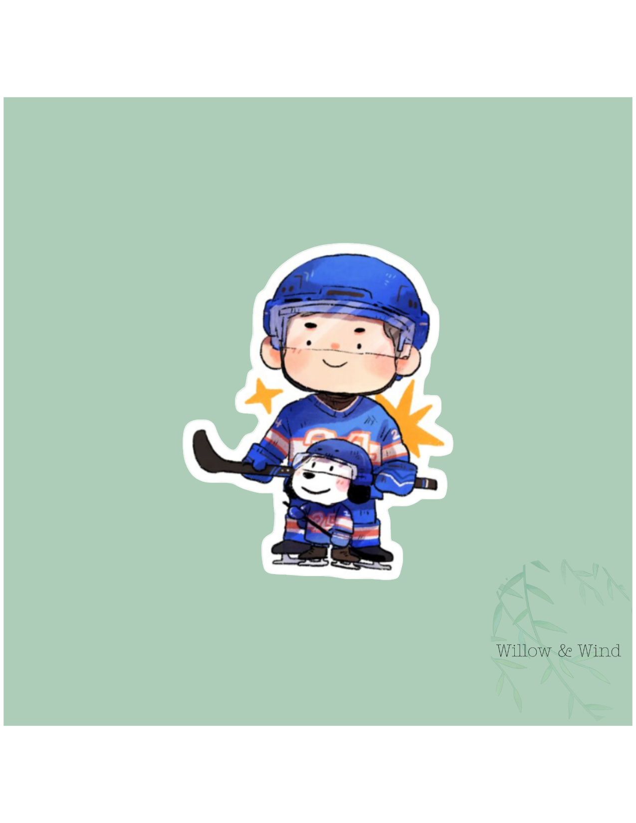 Chibi Hollander - Heated Rivalry Sticker