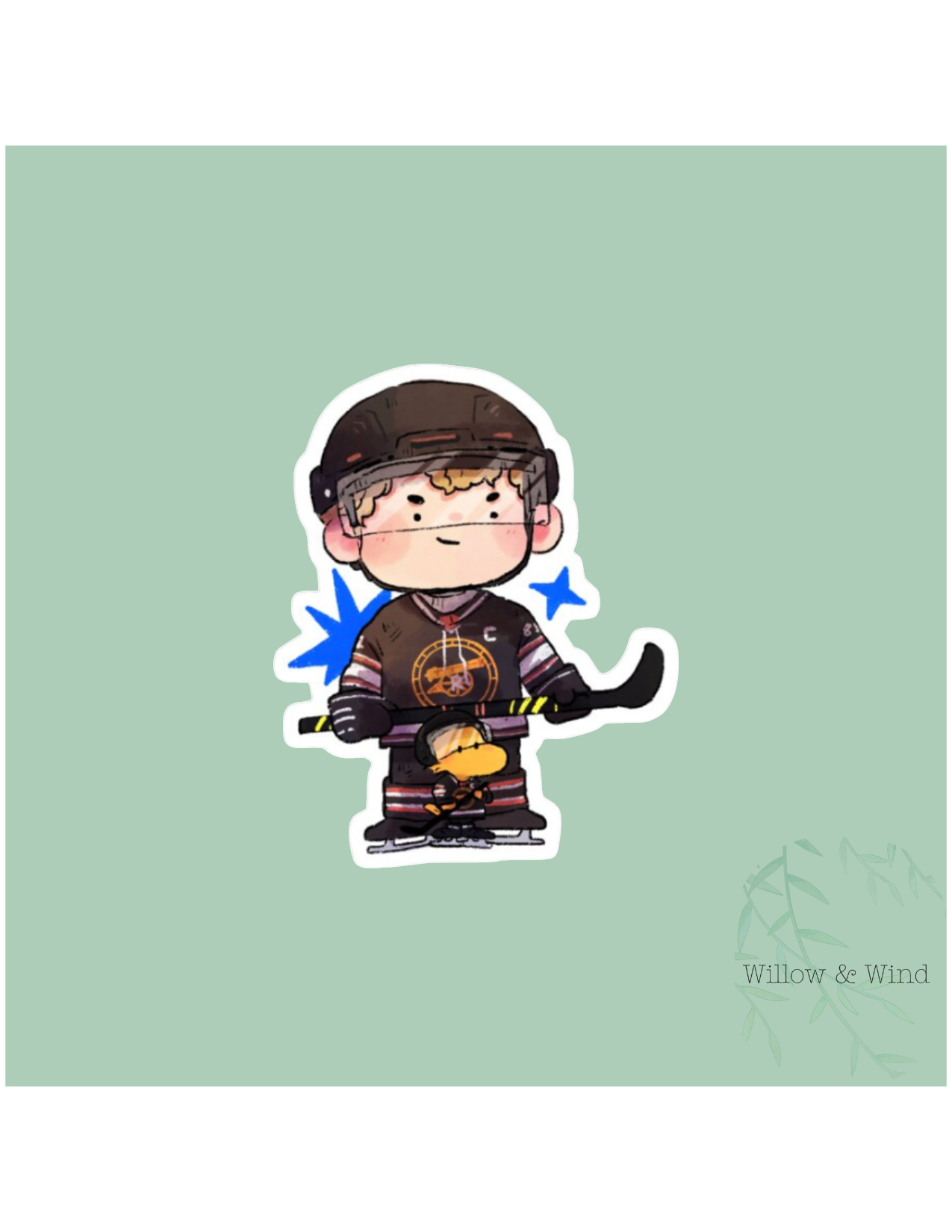 Chibi Rozanov - Heated Rivalry Sticker