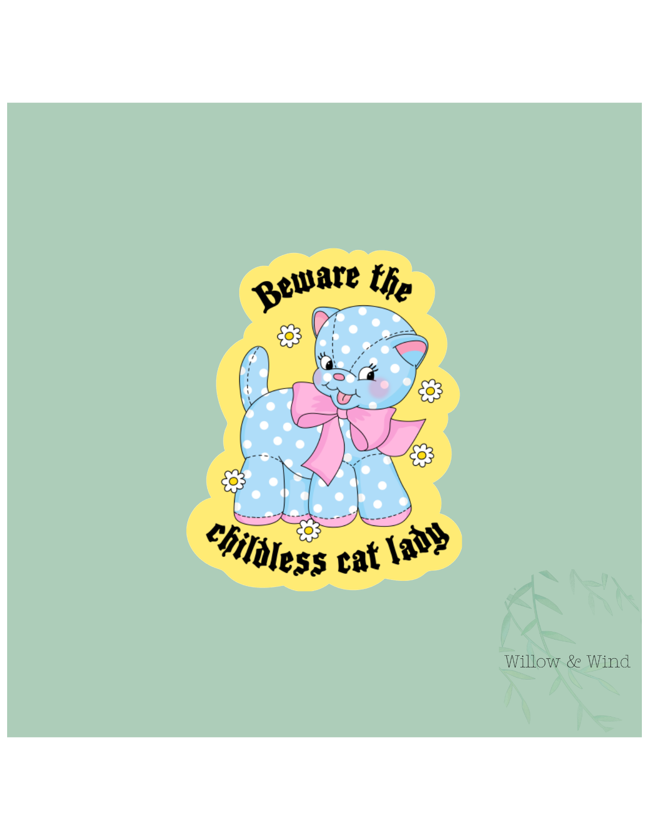 Childless Lady Sticker