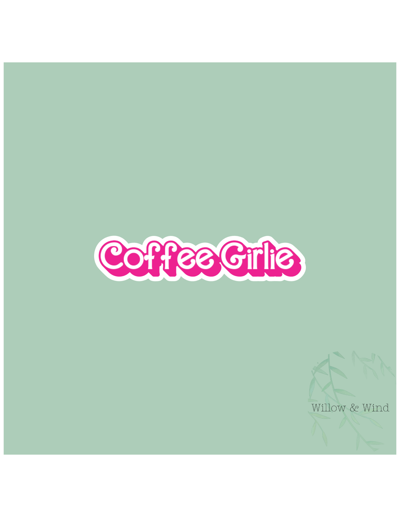 Coffee Girlie Coffee Sticker