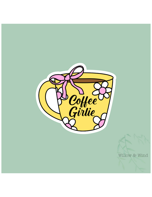 Coffee Girlie Coffee Sticker