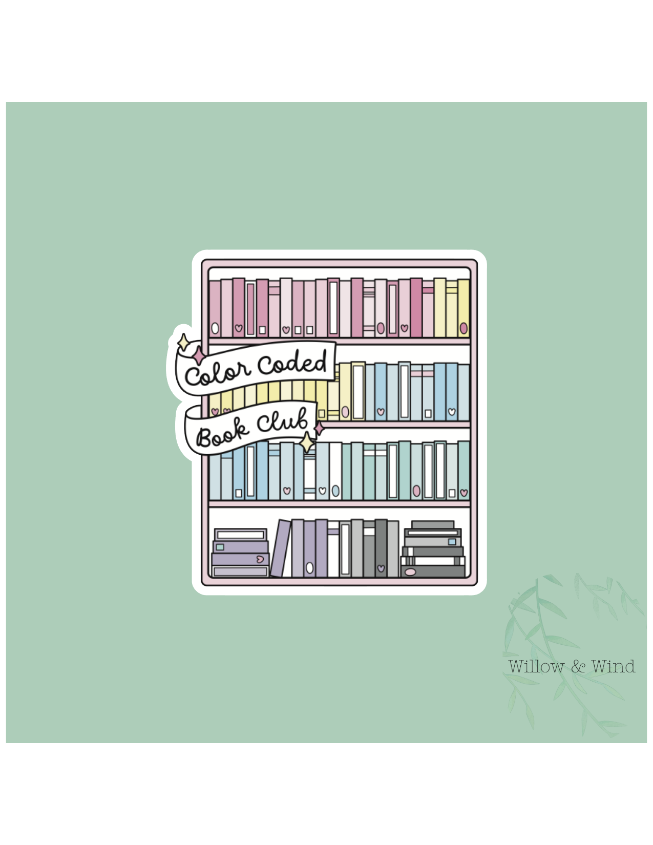 Color Coded Book Club - Bookish Sticker