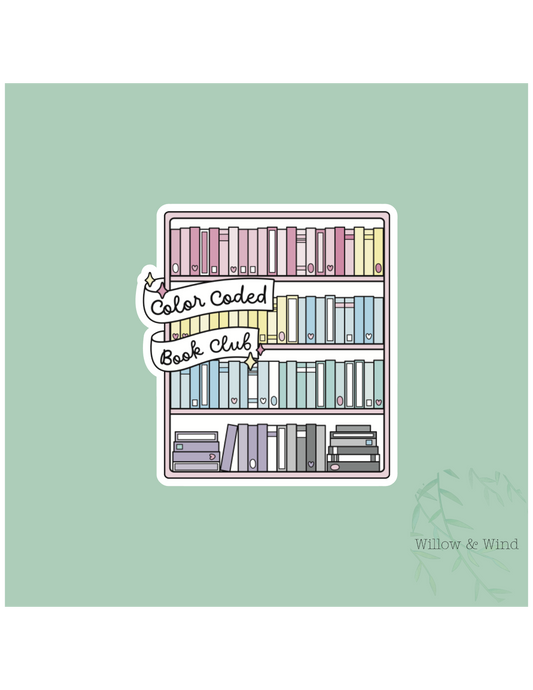 Color Coded Book Club - Bookish Sticker