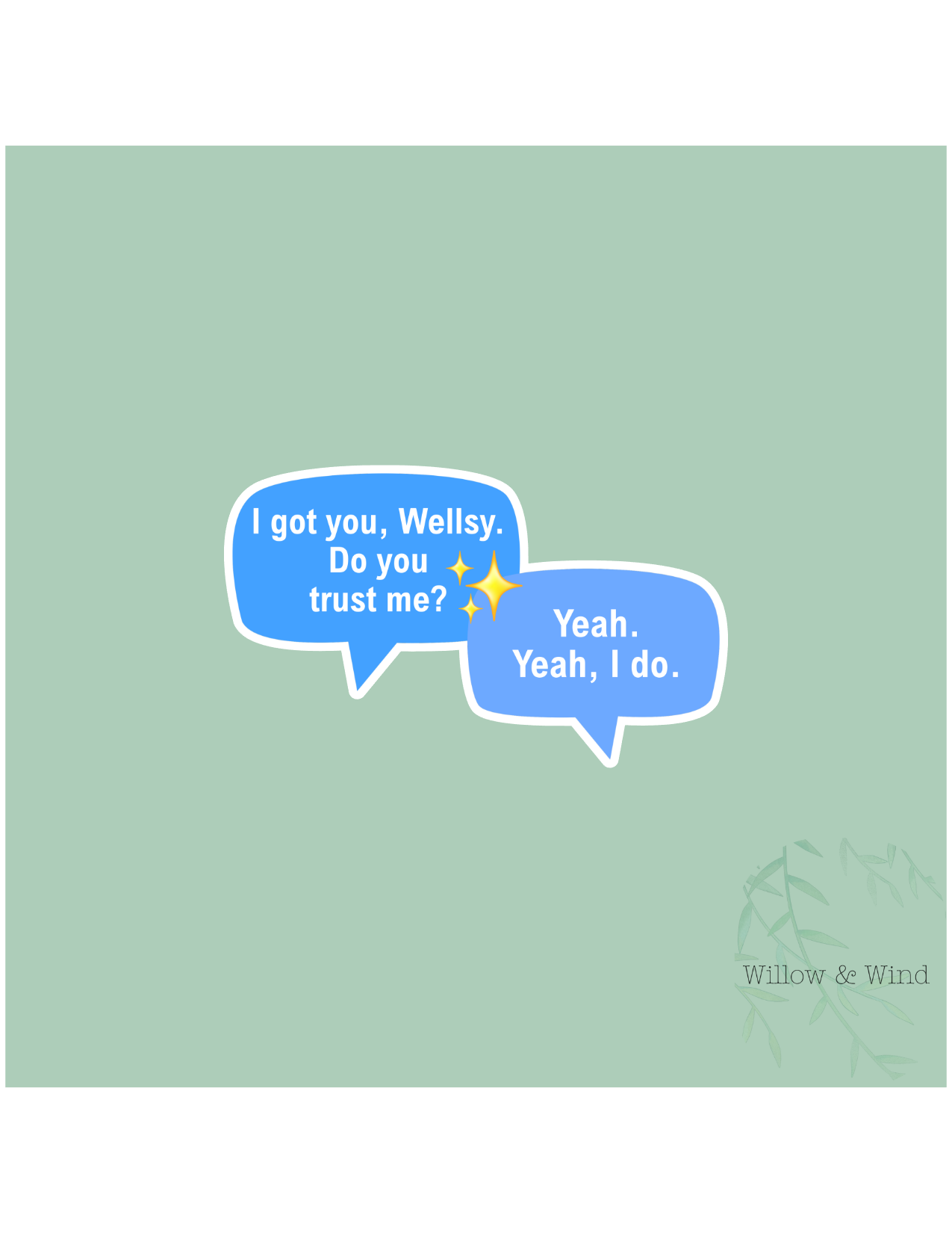Do You Trust Me Wellsy? - Off Campus Sticker