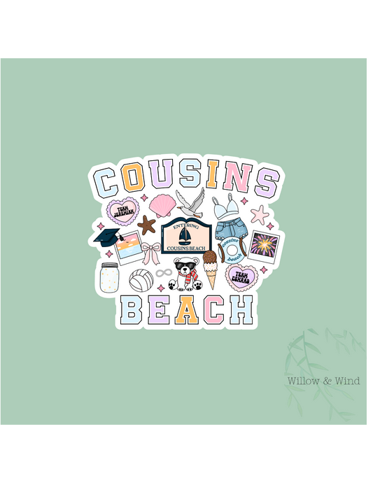 Cousins Beach TSITP - Bookish Sticker