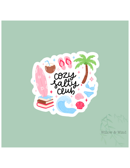 Cozy Salty Club Sticker