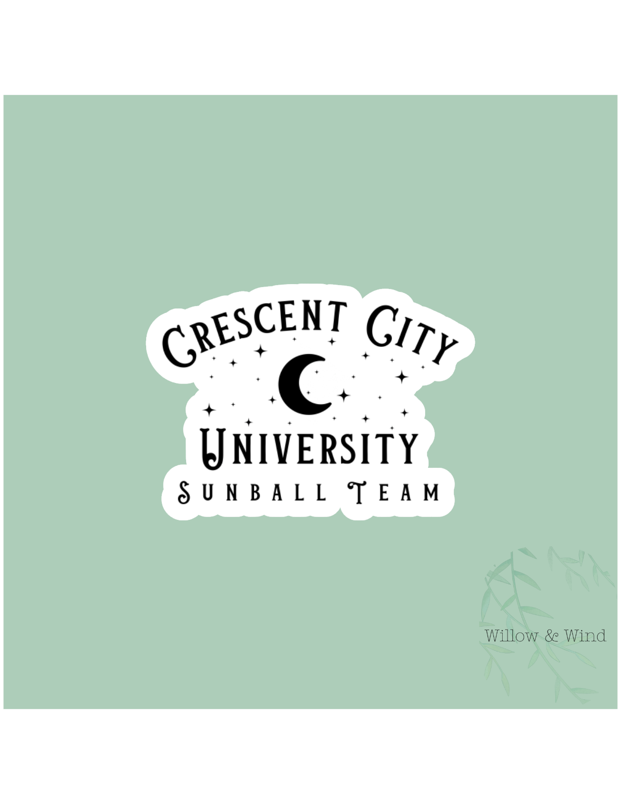 Crescent City University - Bookish Sticker