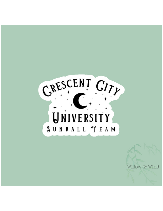 Crescent City University - Bookish Sticker