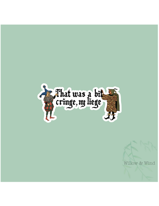 That Was Cringe Sticker