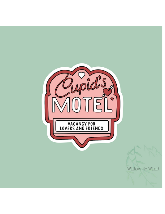 Cupid's Motel - Valentines Sticker