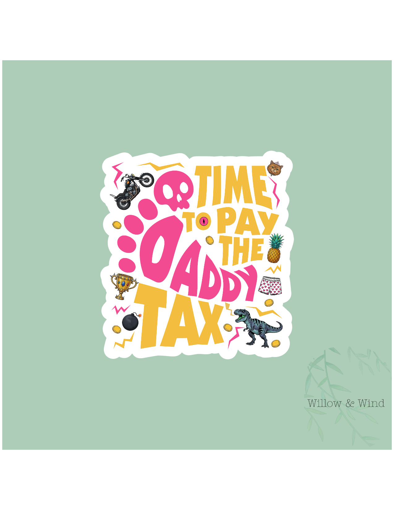 Daddy Tax - Dungeon Crawler Carl Sticker