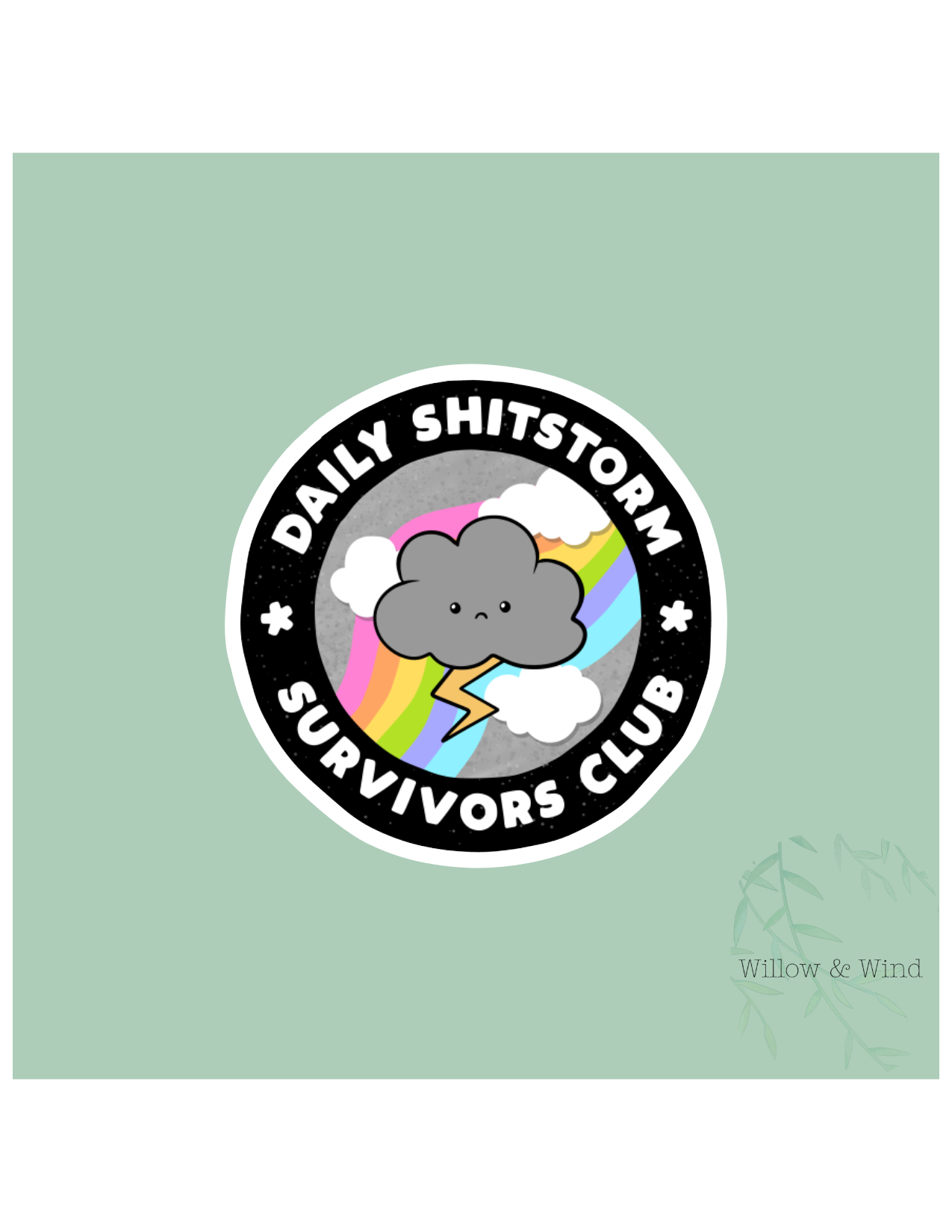 Daily Shitstorm Survivors Sticker