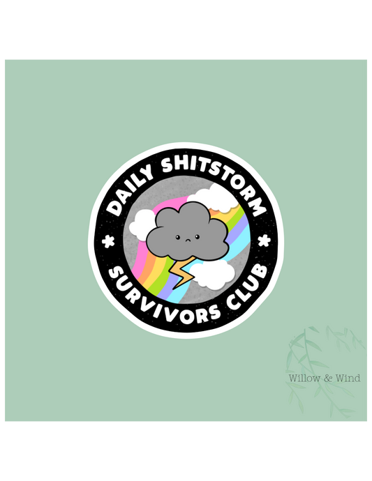 Daily Shitstorm Survivors Sticker